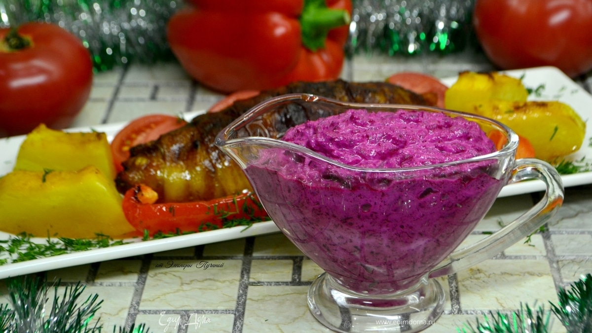Свекольный соус с хреном — классический рецепт домашней хреновины