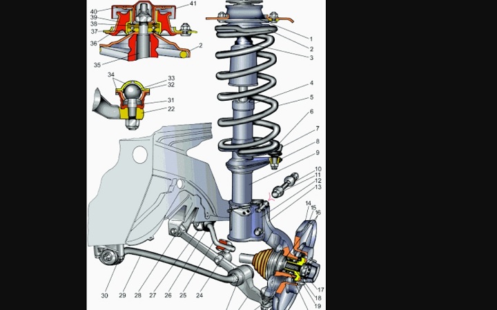 Замена шаровой опоры ВАЗ 2113, 2114, 2115 своими руками | без съемника, как заменить, цена