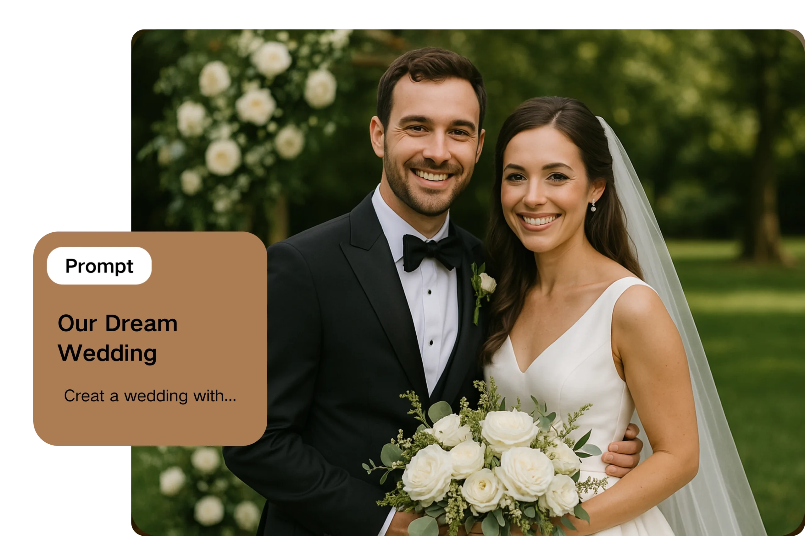 ИИ-генератор свадебных фото