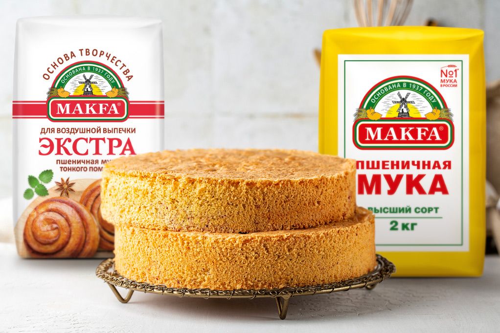 Как приготовить классический бисквит для торта в духовке | MAKFA