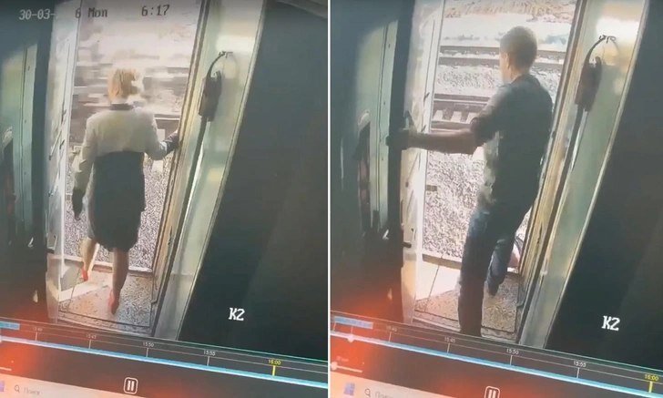 Не пустила покурить: пассажир вытолкнул проводницу из поезда Челябинск–Петербург — видео