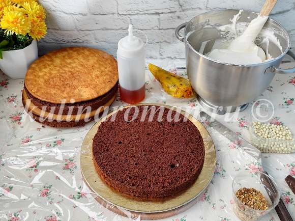 шоколадный торт манго маракуйя 