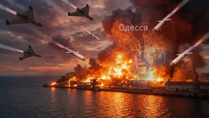 Одесса. Ударили, как надо: Ко дну пошёл корабль с супероружием
